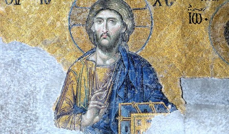 Zeichnung von Jesu.