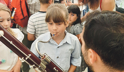 Musikinstrumente zum Probieren