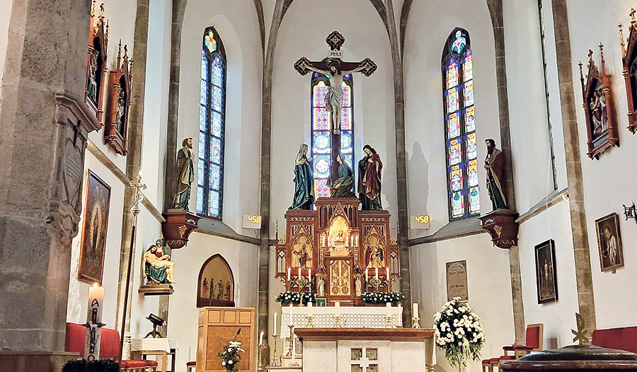 Die renovierte Pöttinger Pfarrkirche.     