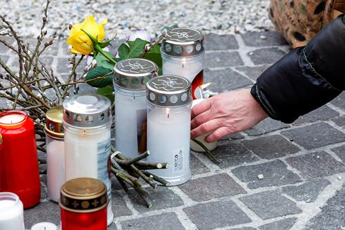Trauer in Villach nach Attentat.