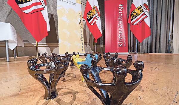 Die Skulptur des Solidaritätspreises  