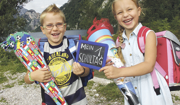 Bald gehts los! Am ersten Schultag gibt es für die meisten Schulanfänger/innen auch eine Schultüte.   