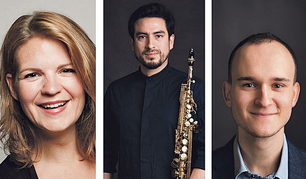 Michaela Reingruber, Alvaro Collao Leon, Saxophon; Florian Reider, Klavier