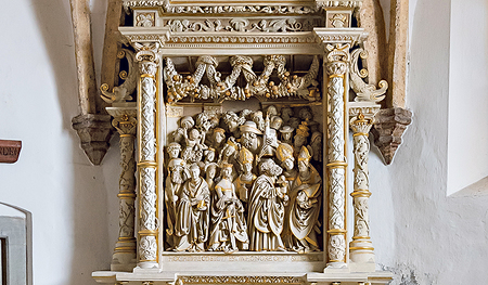 Der Allerheiligenaltar in Altmünster aus dem Jahr 1518.    