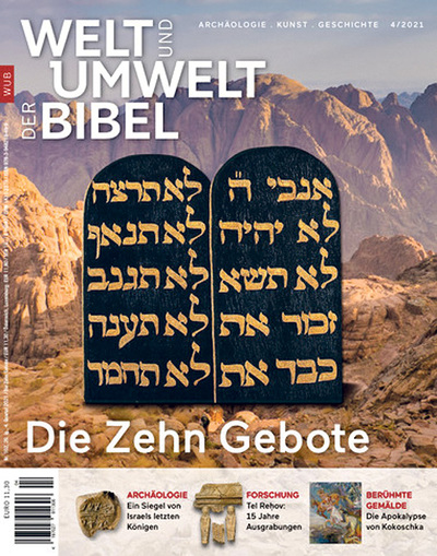 Die Zehn Gebote. Welt und Umwelt der Bibel, Heft 4/2021 (82 Seiten). 