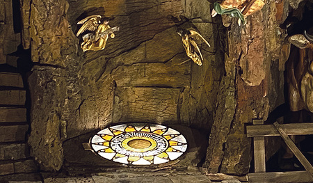 Ein Detail der Krippe im Mariendom