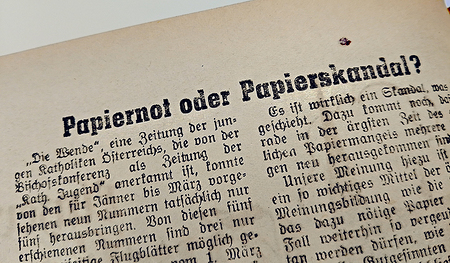 Artikel aus der Ausgabe vom 27. April 1947.
