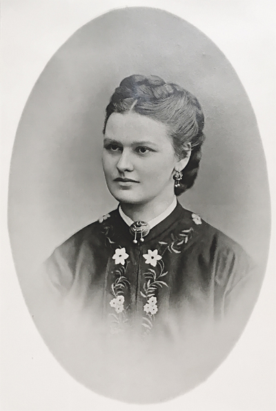 Von Bruckner verehrte Frau: Josefine Lang.
