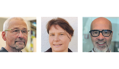 Pfarrer Friedrich Lenhart (li.), Pastoralvorständin: Anita Aigner (Mitte) und Verwaltungsvorstand: Ewald Kupfinger (re.)