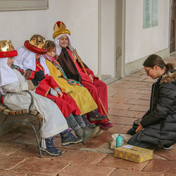 Sternsinger/innen aus der Stiftspfarre Reichersberg