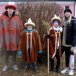 Sternsinger/innen der Pfarre Frankenmarkt