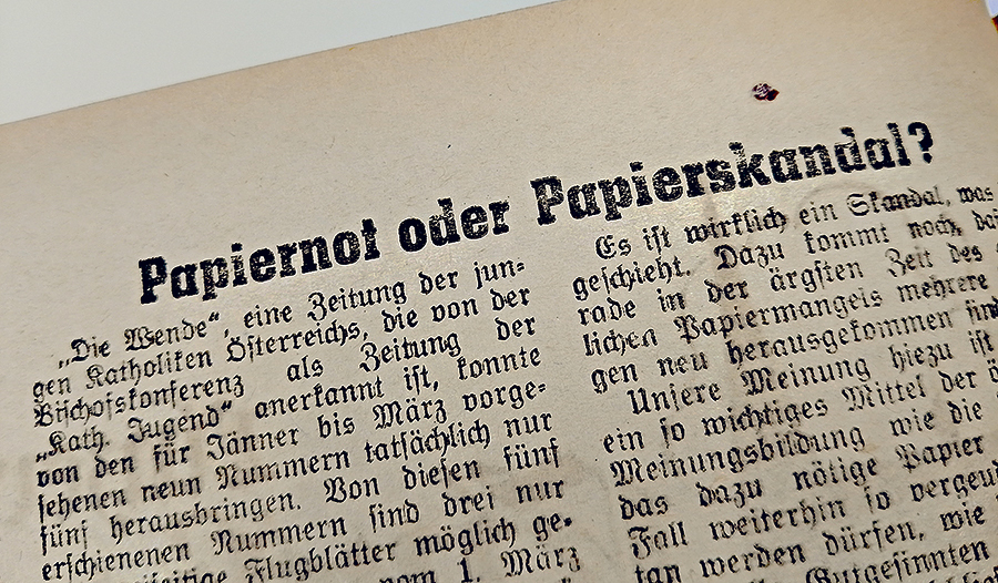 Artikel aus der Ausgabe vom 27. April 1947.