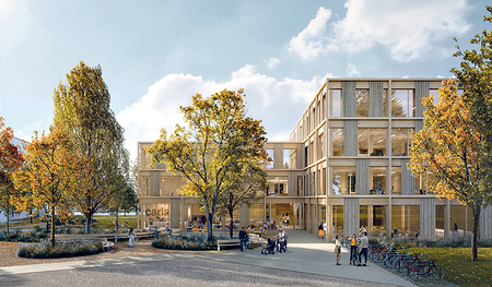 Die Zentrale der Caritas in Linz soll einen nachhaltigen Holzbau beziehen. 