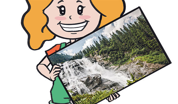 Uschi hat diese Postkarte aus Tirol geschrieben, der Grawawasserfall im Stubtal hat sie besonders beeindruckt. 