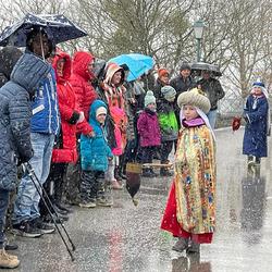 Sternsinger/innen der Pfarre Linz St. Magdalena