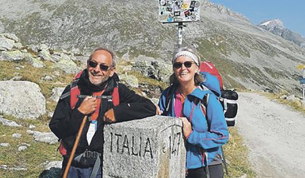 Margit Schmidinger und ihr Mann Arnold haben Italien erreicht.