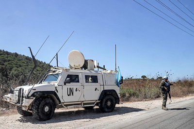 UN-Friedenstruppen sind u. a. im Süden des  Libanon stationiert.    