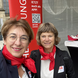 Team Marketing: Eugenie Neumüller und Birgit Kubik