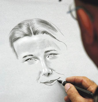 Portr?tmaler [ NUR FUER REDAKTIONELLE VERWENDUNG! NO MODEL-RELEASE! NUR POSITIVE TEXTE! (c) www.BilderBox.com, Erwin Wodicka, Siedlerzeile 3, A-4062 Thening, Tel. + 43 676 5103678.Verwendung nur gegen HONORAR, BELEG, URHEBERVERMERK nach AGBs auf bild