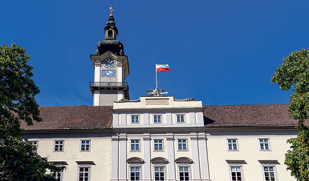 Das Linzer Landhaus, Sitz von Landtag und Landesregierung. 