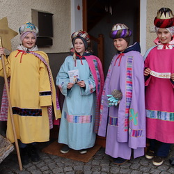 Sternsinger/innen aus der Pfarre Wippenham