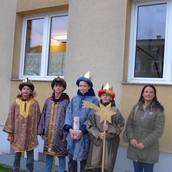 Sternsinger/innen der Pfarre Frankenmarkt