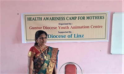 Informationsveranstaltungen für Mütter in Indien 