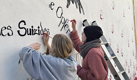 Entstehungsprozess der Gedenkstätte für „Menschen, die durch Suizid von uns gegangen sind“. 
