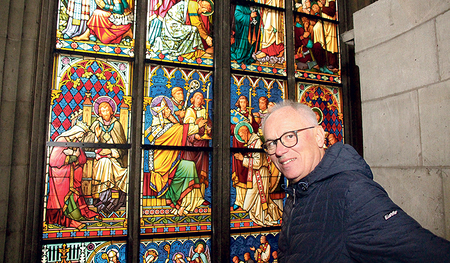 Franz Wurzinger begeistert sich für das Bauwerk Linzer Mariendom und trägt auf unterschiedliche Weise zu diesem großen Werk bei.   