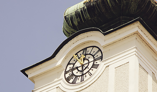 Kirchturmuhr der Stadtpfarre Urfahr   