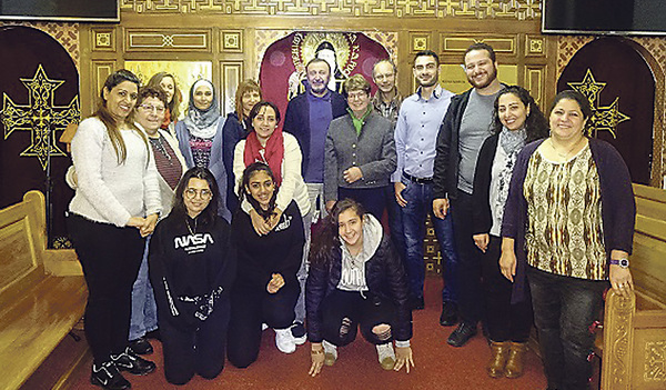 In der koptisch-orthodoxen Kirche in Wernstein. Der koptischen Kirche gehören in ihrem Ursprungsland Ägypten an die elf Millionen Gläubige an. Trotz islamistischen Umfelds erlebt sie eine Blüte.   