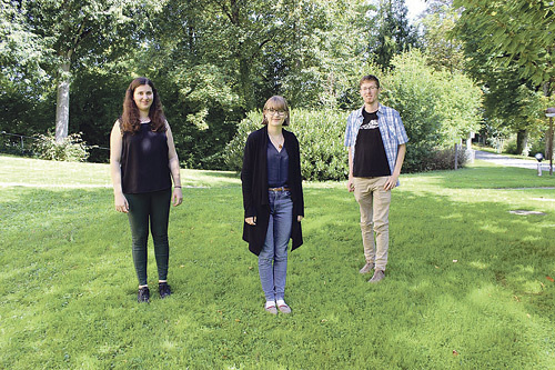 Vorsitzenden-Trio der kj oö: Sarah Neunhäuserer, Magdalena Lorenz, Christian Breitwieser (v.l.n.r.)  