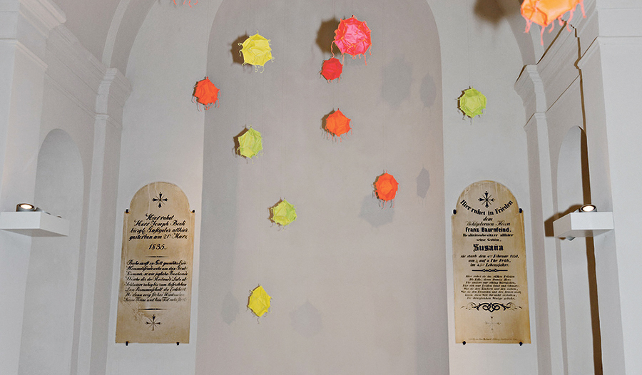 Gedenkort für Sternenkinder: eine von Elisabeth Altenburg gestaltete Kapelle in Linz.   