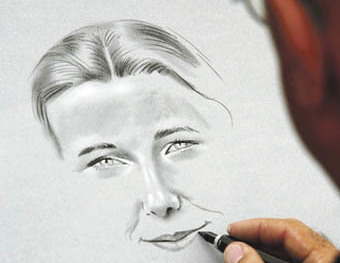 Portr?tmaler [ NUR FUER REDAKTIONELLE VERWENDUNG! NO MODEL-RELEASE! NUR POSITIVE TEXTE! (c) www.BilderBox.com, Erwin Wodicka, Siedlerzeile 3, A-4062 Thening, Tel. + 43 676 5103678.Verwendung nur gegen HONORAR, BELEG, URHEBERVERMERK nach AGBs auf bild