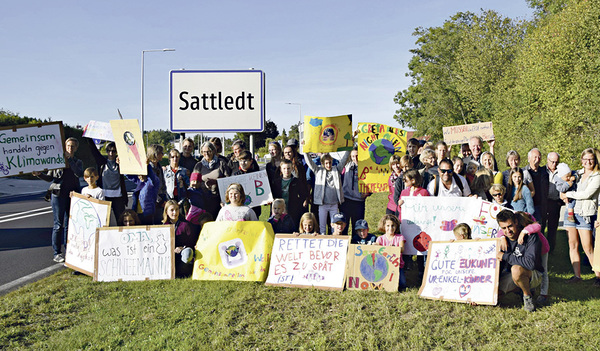 Klimaprotest in Sattledt     