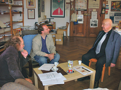 Wahlmüller im Gespräch mit Balduin Sulzer und Werner Schörkl