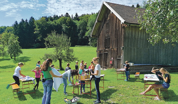 Ein Blick in das bunte Lagerleben.   