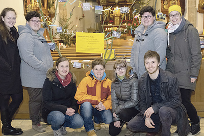 Vorbereitungsteam für „­Weihnachten ohne dich“: Das ehrenamtliche Jugendteam um KJ-Regionskoordinatorin Nicole Leitenmüller (4. von links). 