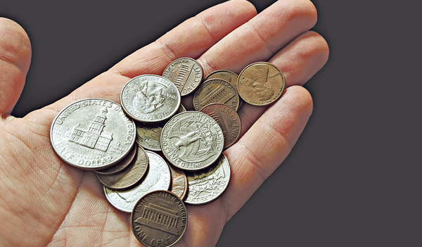 Die Männerbewegung sammelt Auslandsmünzen.   