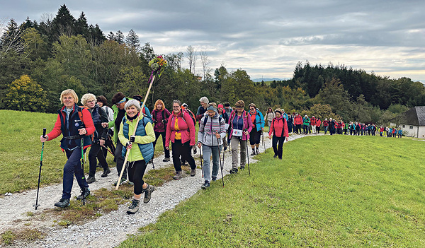 In Oberösterreich nahmen 1.470 Teilnehmerinnen am Frauenpilgertag teil.