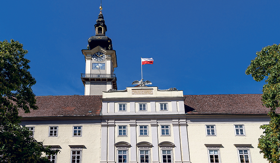 Das Linzer Landhaus, Sitz von Landtag und Landesregierung. 
