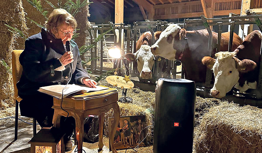 Die Station am 12. Dezember geht im Kuhstall über die Bühne.    