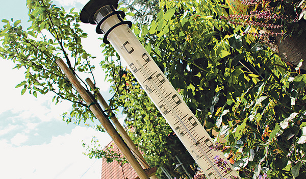 Außenthermometer mit der Celsius-Scala 