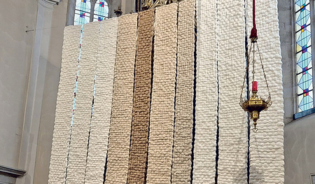 Das Fastentuch der Pfarre Altenfelden.