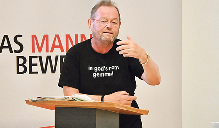 KA-Präsident Ferdinand Kaineder hielt einen Vortrag. 