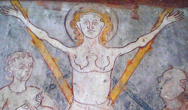 Eine Darstellung der hl. Agatha in Koblenz (um 1300)