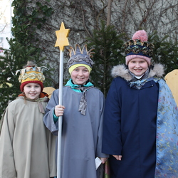 Sternsinger/innen aus der Pfarre Timelkam