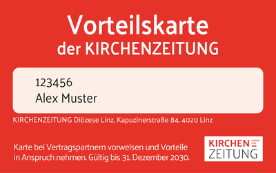 Vorteilskarte der KIRCHENZEITUNG