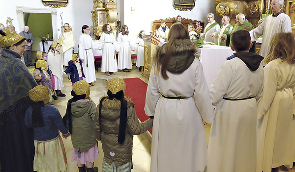 Festgottesdienst in Wimsbach zum 800-Jahr-Jubiläum.   