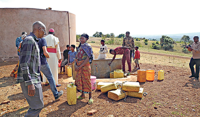Wasserversorgung ist ein wichtiger Teil des Mavuno-Projektes von Welthaus Linz.     